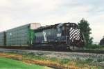 Tied down vehicle train